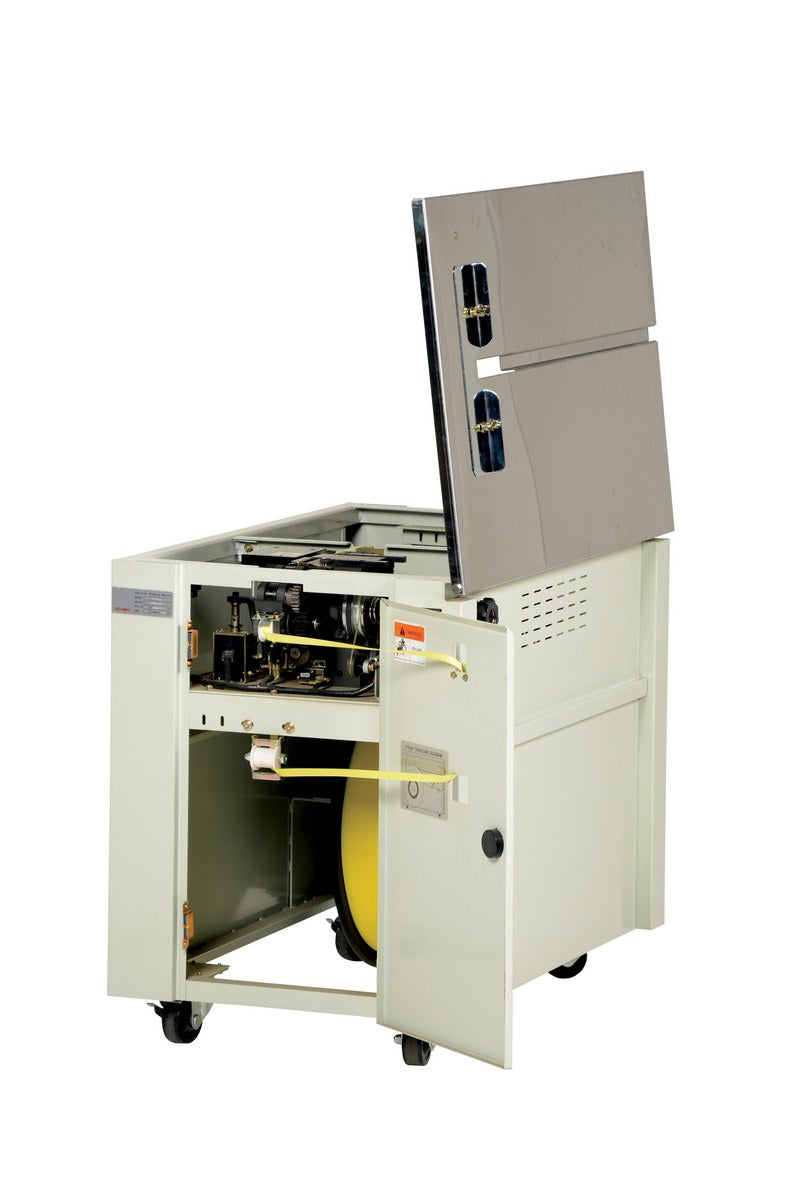 Vestil Steel Semi-Automatic Strapping Machine 23 In. x 35-1/2 In. x 30 In. Cream