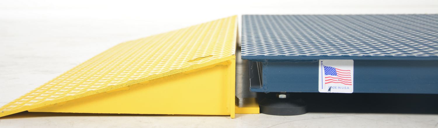 Vestil Low Profile Scale 78 In. x 78 In. x 3-1/2 In. 5,000 Lb. Capacity Yellow