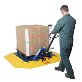 Vestil Low Profile Scale 78 In. x 78 In. x 3-1/2 In. 5,000 Lb. Capacity Yellow - 0