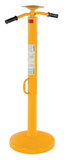 Vestil Steel Economy Stabilizing Jack with 2 Handles 16-5/8 In. x 16-5/8 In. x 44 In. 5,000 Lb. Lifting Capacity Yellow-3