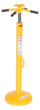 Vestil Steel Economy Stabilizing Jack with Round Base 16-5/8 In. x 16-5/8 In. x 44 In. 5,000 Lb. Lifting Capacity Yellow-1