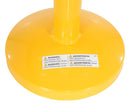 Vestil Steel Economy Stabilizing Jack with Round Base 16-5/8 In. x 16-5/8 In. x 44 In. 5,000 Lb. Lifting Capacity Yellow-5