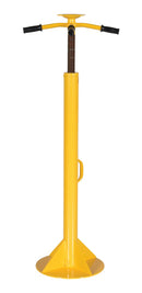 Vestil Steel Economy Stabilizing Jack with Flat Base 16-11/16 In. x 16-11/16 In. x 44 In. 5,000 Lb. Lifting Capacity Yellow-1