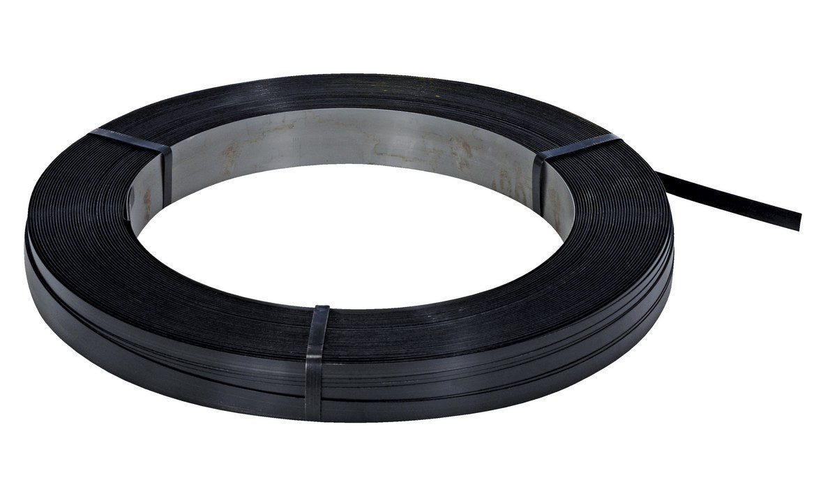 Vestil Steel Strapping 3/4 In. 1,960 Ft. 22-1/2 In. x 22-1/2 In. x 3 In. Black - 0