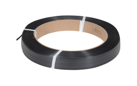 Vestil Polypropylene Strapping 1/2 In. Width 4,500 Ft. 16 In. x 3 In. Core Black