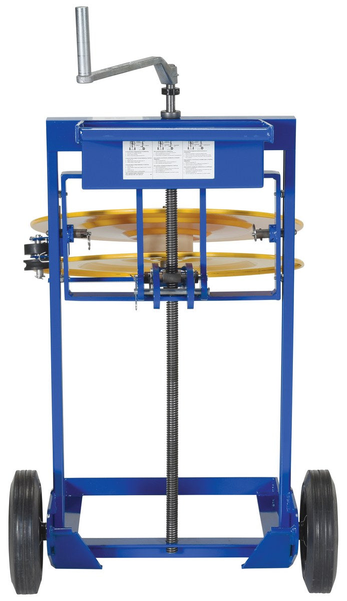 Vestil Steel Vertical & Horizontal Strapping Cart Blue - 0