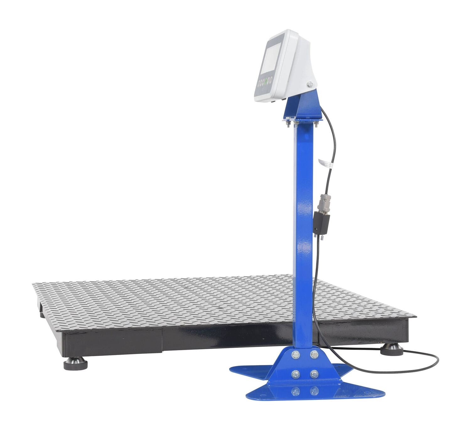 Vestil Steel Low Profile Floor Scale 4,000 Lb. Capacity Black