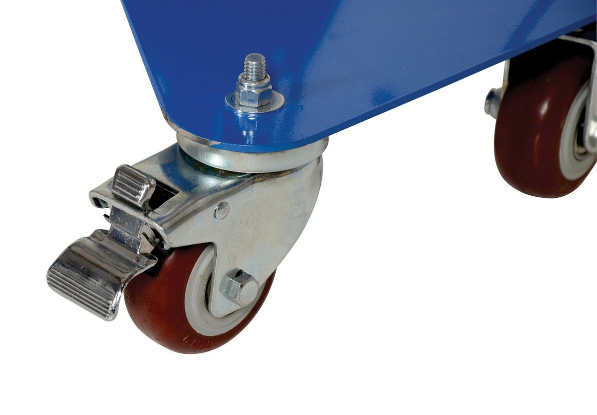 Vestil Steel Heavy-Duty U Shape Platform Scale 6,000 Lb. Capacity Blue